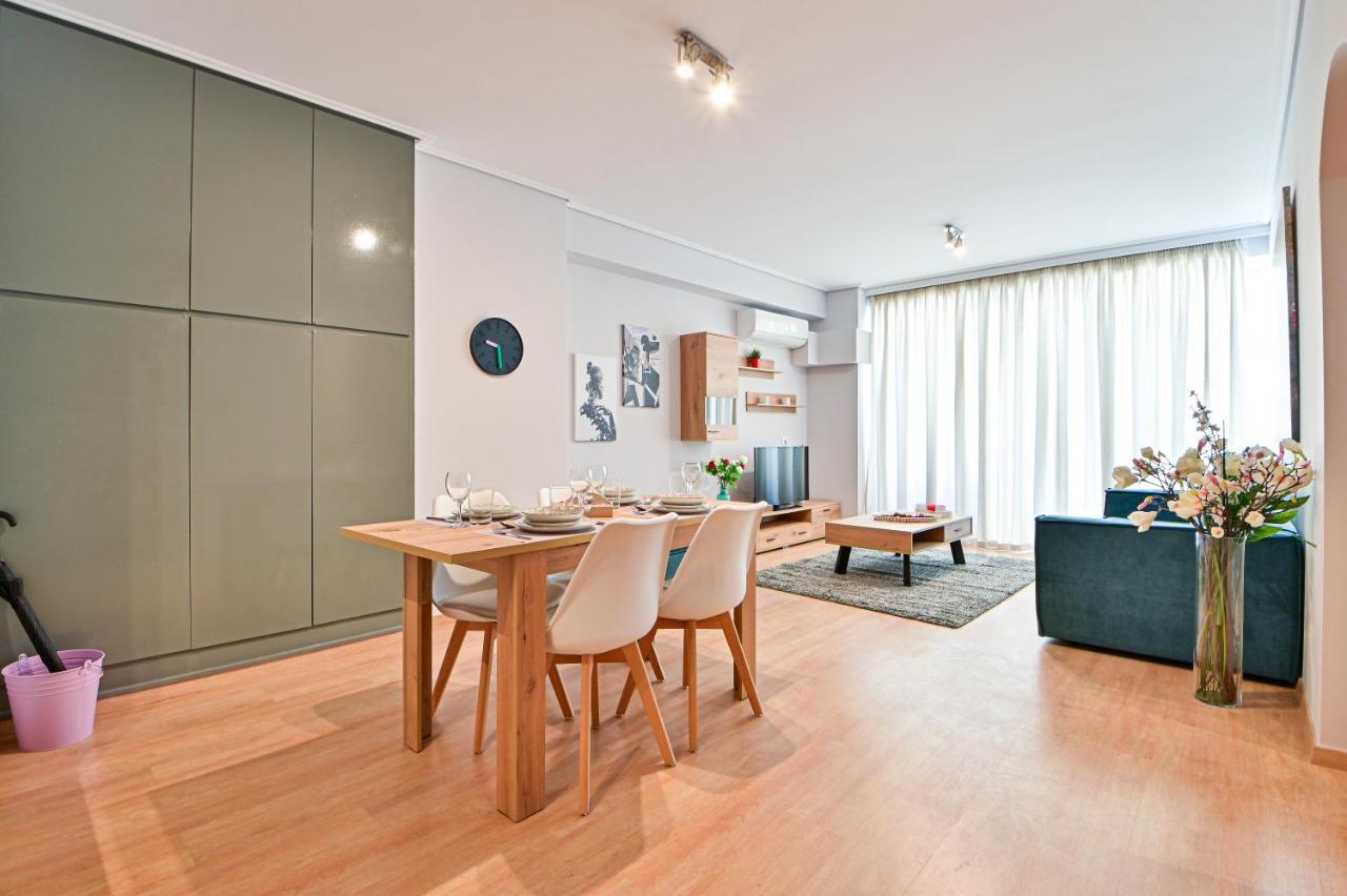Modern Flat In The Heart Of Port Of Piraeus Lägenhet Exteriör bild